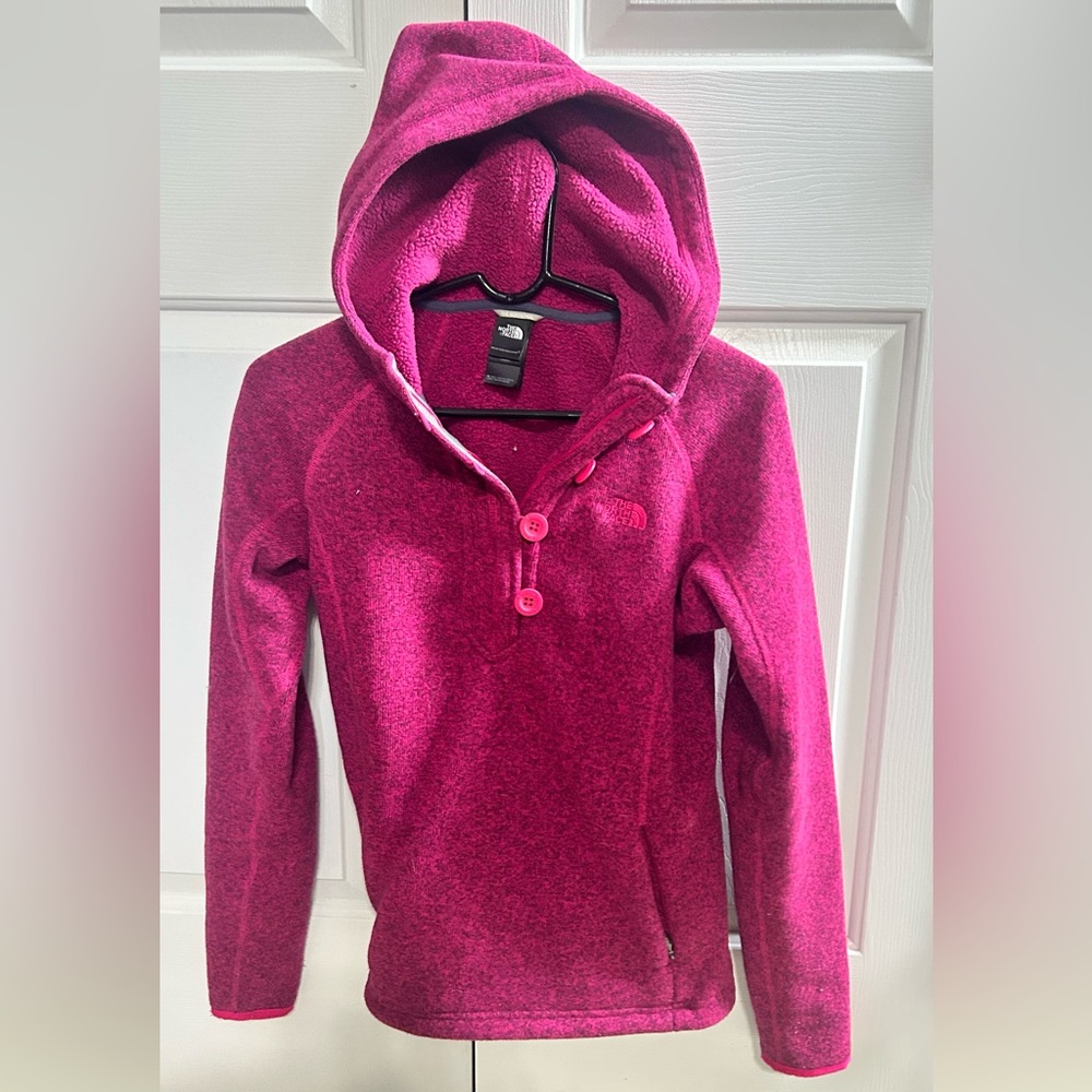 The North Face Fuchsia Hoodie